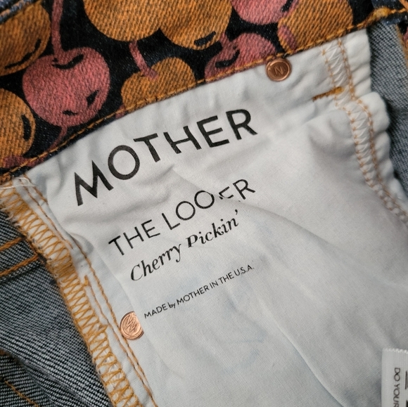 MOTHER The Looker Cherry Pickin' Size 26 - Picture 6 of 9